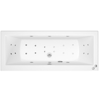 Double Ended Whirlpool Spa Bath with 14 Whirlpool & 12 Airspa Jets 1700 x 750mm - Chiltern