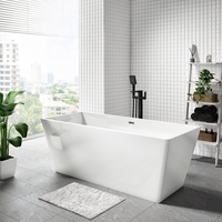 Freestanding Double Ended Bath 1585 x 690mm - Riga