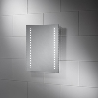 LED Bathroom Mirror Battery Operated - 390 x 500mm - Sensio Isla