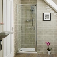 Pivot Shower Door 900mm - 6mm Glass - Aqualine Range