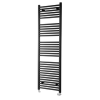 Towelrads Pisa Black Heated Towel Rail Radiator - 1600 x 500mm