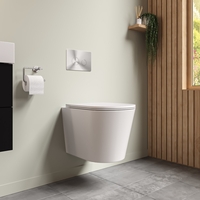 Wall Hung Rimless Toilet with Soft Close Seat - Verona