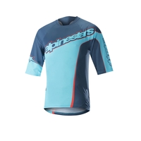 ALPINESTARS Crest 3/4 Sleeve Jersey 2018 Poseidon Blue/Atoll Blue Xl