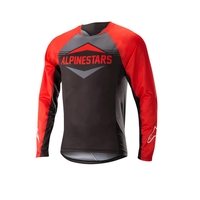 ALPINESTARS Mesa Long Sleeve Jersey 2018 Red/Steel Grey L