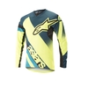 ALPINESTARS Racer Long Sleeve Jersey 2018 Petrol/Yellow Fluo Xl