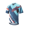 ALPINESTARS Racer Short Sleeve Jersey 2018 Atoll Blue/Poseidon Blue Xl