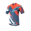 ALPINESTARS Racer Short Sleeve Jersey 2018 Energy Orange/Poseidon Blue L