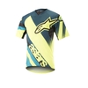 ALPINESTARS Racer Short Sleeve Jersey 2018 Petrol/Yellow Fluo Xl