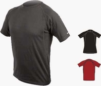 Endura Baa Baa Merino S/S Base Layer-L-Red