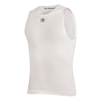 ENDURA Fishnet S/L Baselayer: White - L-XL