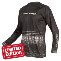ENDURA MT500 L/S Print T II: Black - M