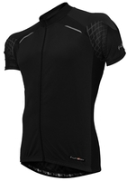 FUNKIER Force J-730-1,  Mens Short Sleeve Jersey-Black-Medium