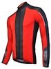 FUNKIER Kids Long Sleeve Cycle Jersey-Red/Black-8