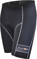 FUNKIER Ladies 10 Panel Ridesse Cycling Shorts-Black-X Small