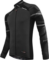Funkier Long Sleeve Mens Cycling Jersey 2014-Black-Large