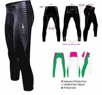 FUNKIER Winter Thermal TPU Waterproof Tights -Black-XX Large