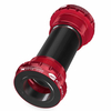 R1 Stainless Bottom Bracket Threaded-Red-Hollowtech II