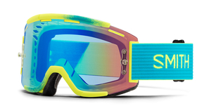SMITH-OPTICS Squad Mtb Goggles-One Size-Acid Split ChromaPop Contrast Rose Flash + Clear Lens