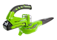 Greenworks G24BLK2 24v Cordless Leaf Blower (2Ah battery & charger) - Showroom Model (JL0243)