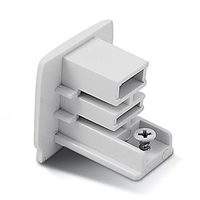 3 Circuit End Cap - White