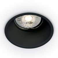 Cove Deep Recessed Fixed Downlight - Black