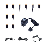 EasyFit 12V Garden Light - Botanic LED Post Light Kit - 10 Lights