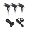 EasyFit 12v Garden Lights - Chelsea LED Garden Spotlight Kit - 3 Lights