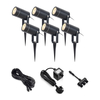 EasyFit 12v Garden Lights - Chelsea LED Garden Spotlight Kit - 6 Lights