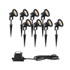 EasyFit 12v Garden Lights - De Luxe LED Spotlight Kit - 8 Lights