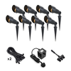 EasyFit 12v Garden Lights - Kew LED Garden Spotlight Kit - 8 Lights