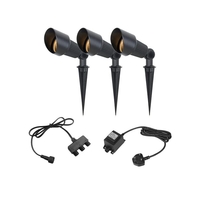 EasyFit 12V Garden Lights - Kew LED Spotlight Kit - 3 Lights