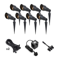 EasyFit 12V Garden Lights - Kew LED Spotlight Kit - 8 Lights
