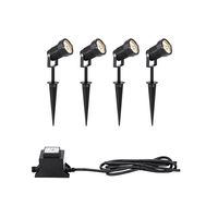EasyFit 12v Garden Lights - LED Spotlight Kit - 4 Lights