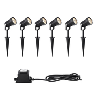 EasyFit 12v Garden Lights - LED Spotlight Kit - 6 Lights