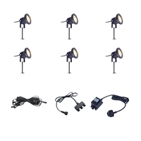 EasyFit 12V Garden Lights - Scene LED Spotlight Kit - 6 Lights
