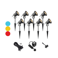 EasyFit 12v Garden Lights - Scene LED Spotlight Kit - 8 Lights