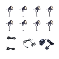 EasyFit 12V Garden Lights - Scene LED Spotlight Kit - 8 Lights