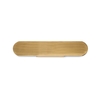 Eco LED Flush Wall Light - Satin Brass