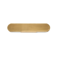 Eco LED Flush Wall Light - Satin Brass
