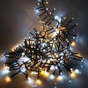 Edit 10.4M Warm White & White LED Multi-Function Cluster String Lights - Green Cable - 720 Lights