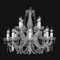 Edit 12 Arm Marie Theresa Chandelier - Chrome