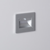 Edit 1.5W Recessed Warm White LED Wall Light with PIR Sensor - Grey