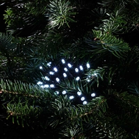 Edit 17.92M White LED Multi-Function String Lights - Green Cable - 240 Lights