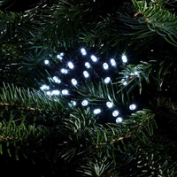 Edit 26.92M White LED Multi-Function String Lights - Green Cable - 360 Lights