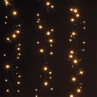 Edit 2M Warm White LED Cluster Curtain String Lights - 480 Lights