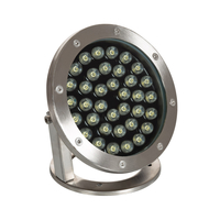 Edit 36W 12V Submersible LED Surface Garden Spotlight - Steel