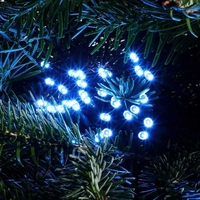 Edit 59.97M Decor Ice Blue & White LED Multi-Function String Lights- 2000 Lights