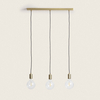 Edit Cable 3 Light Bar Ceiling Pendant - Brass