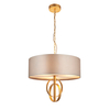 Edit Carlton Ceiling Pendant Light - Antique Gold & Mink