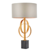 Edit Carlton Table Lamp - Antique Gold & Mink